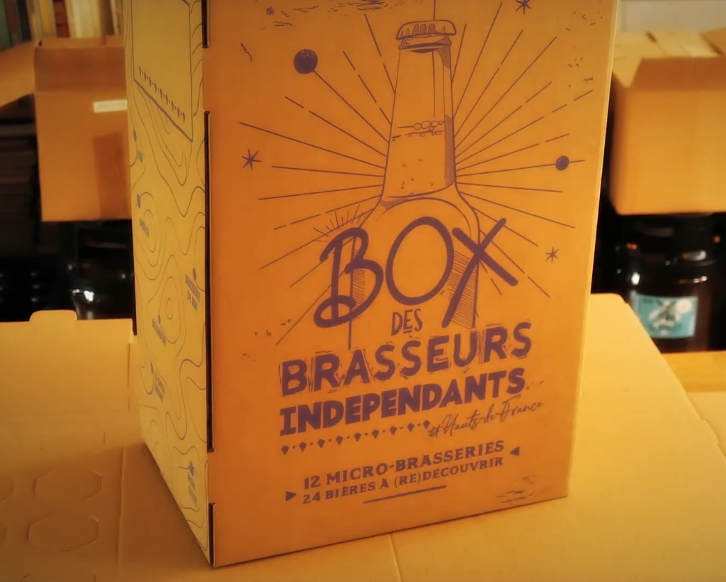 Box des brasseurs indépendants des Hauts de France 2020.
